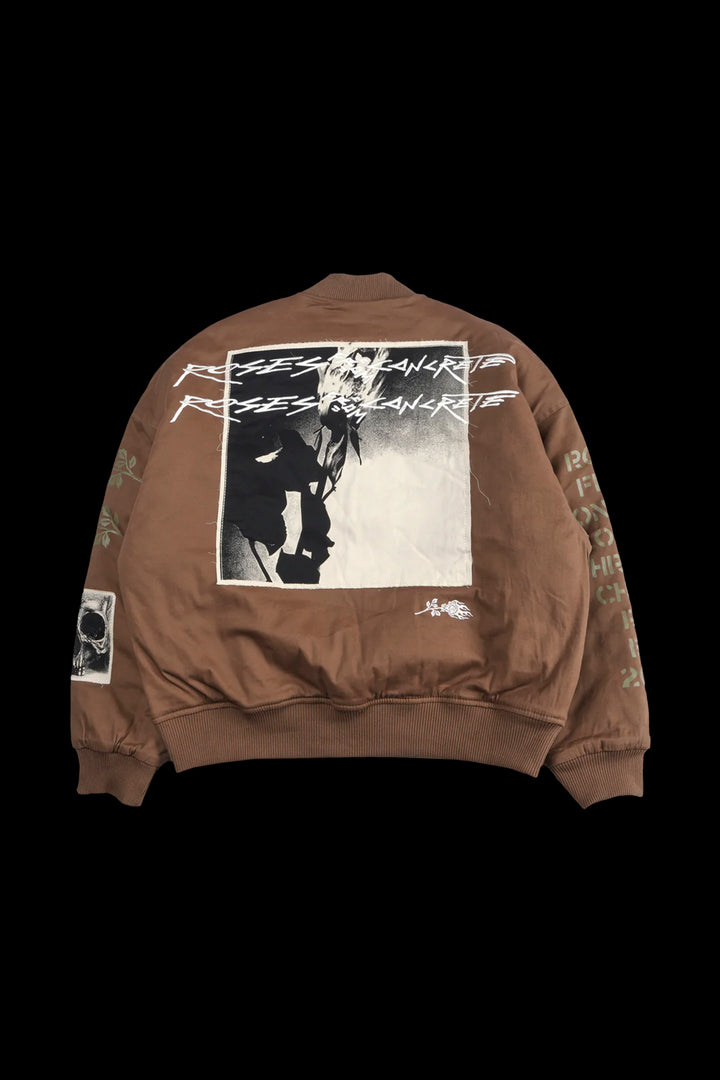 It's Our Time Racing Jacket in Reaper Brown