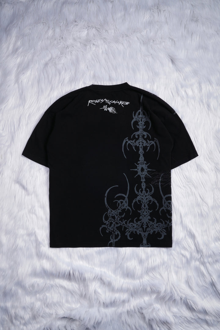 Concrete Dollz American Classic Oversized Tee in Black