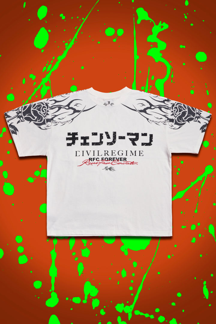 Fight Or Flight 199X Oversized Tee in Butter