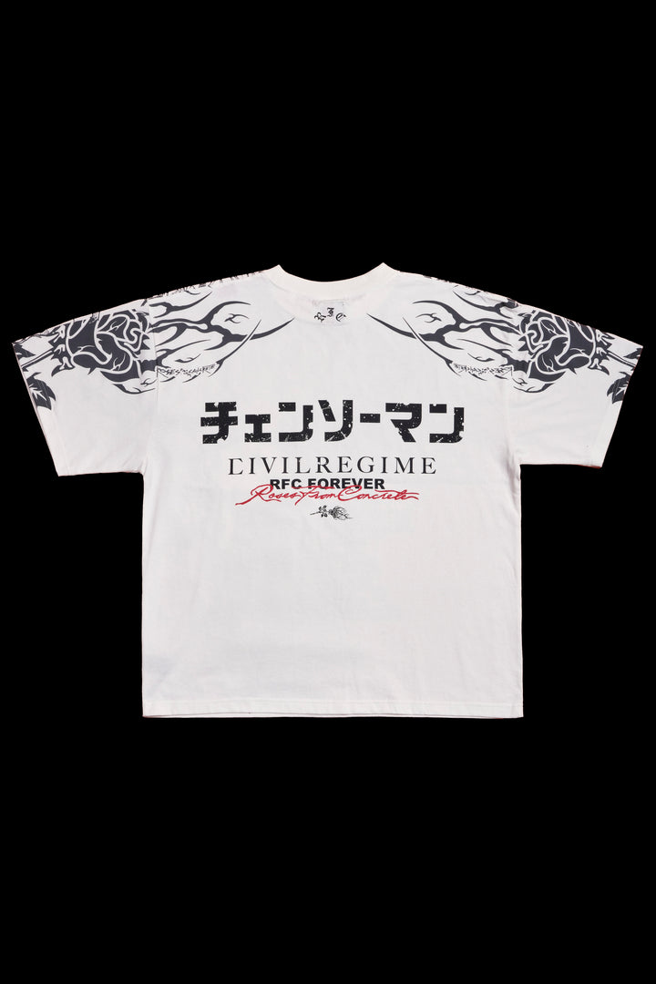 Fight Or Flight 199X Oversized Tee in Butter
