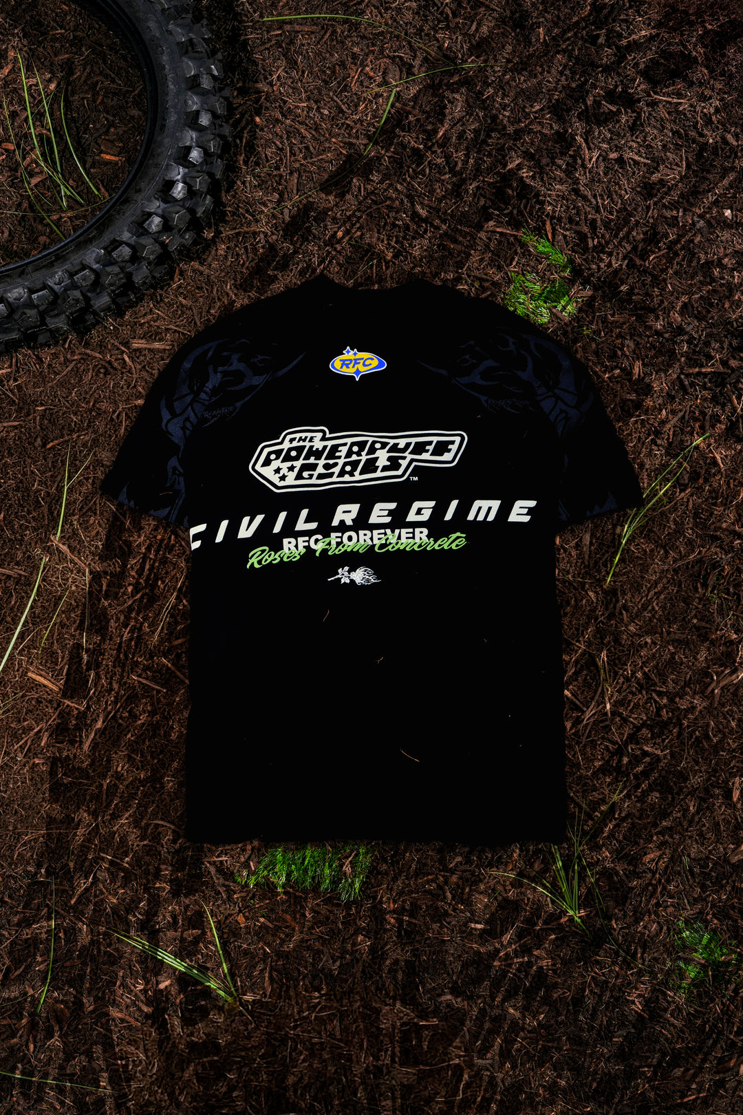 Not A Princess American Classic Oversized Tee in Black