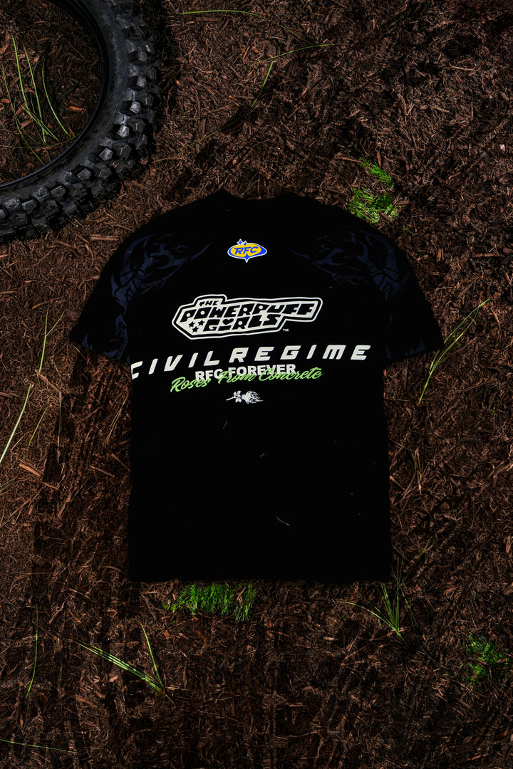 Not A Princess American Classic Oversized Tee in Black