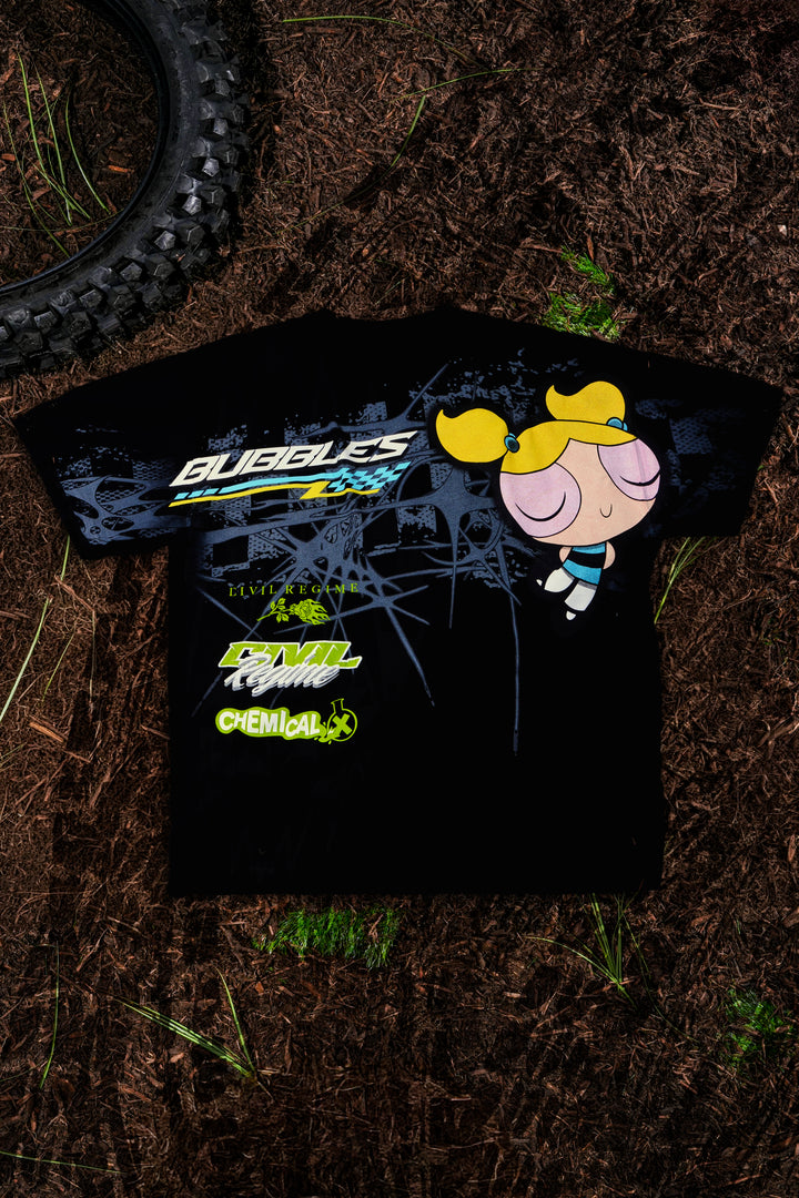 Just As Tough American Classic Oversized Tee in Black