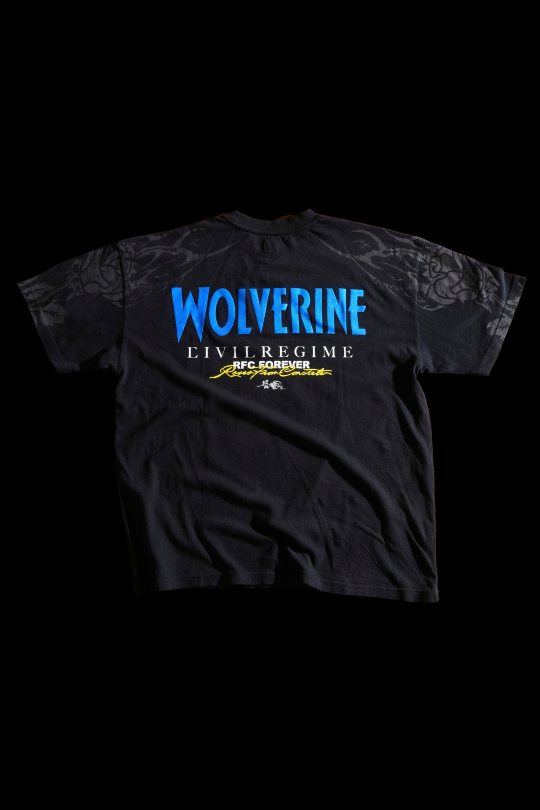 Claws Of Rage American Classic Oversized Tee in Black
