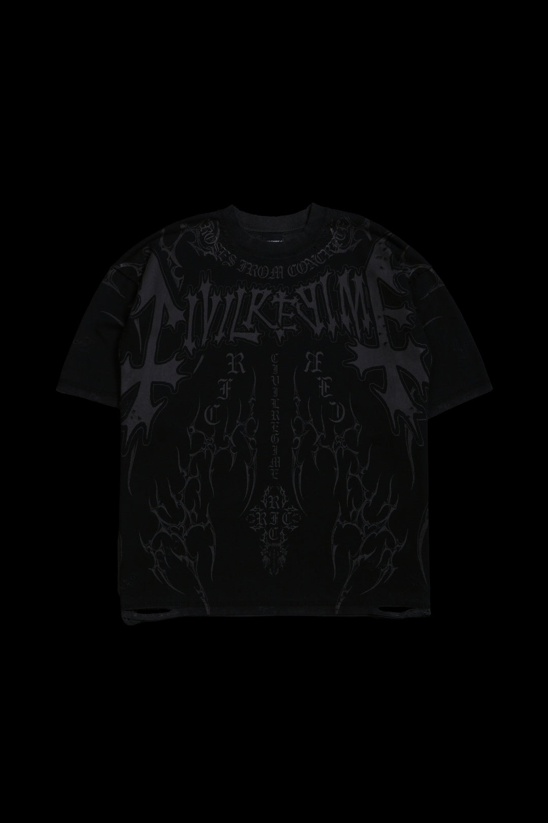 To The Max FMR Tee in Vintage Black