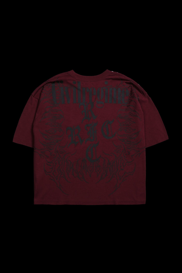 Bloom Bankai Temptress Dungeon Tee in Oxblood