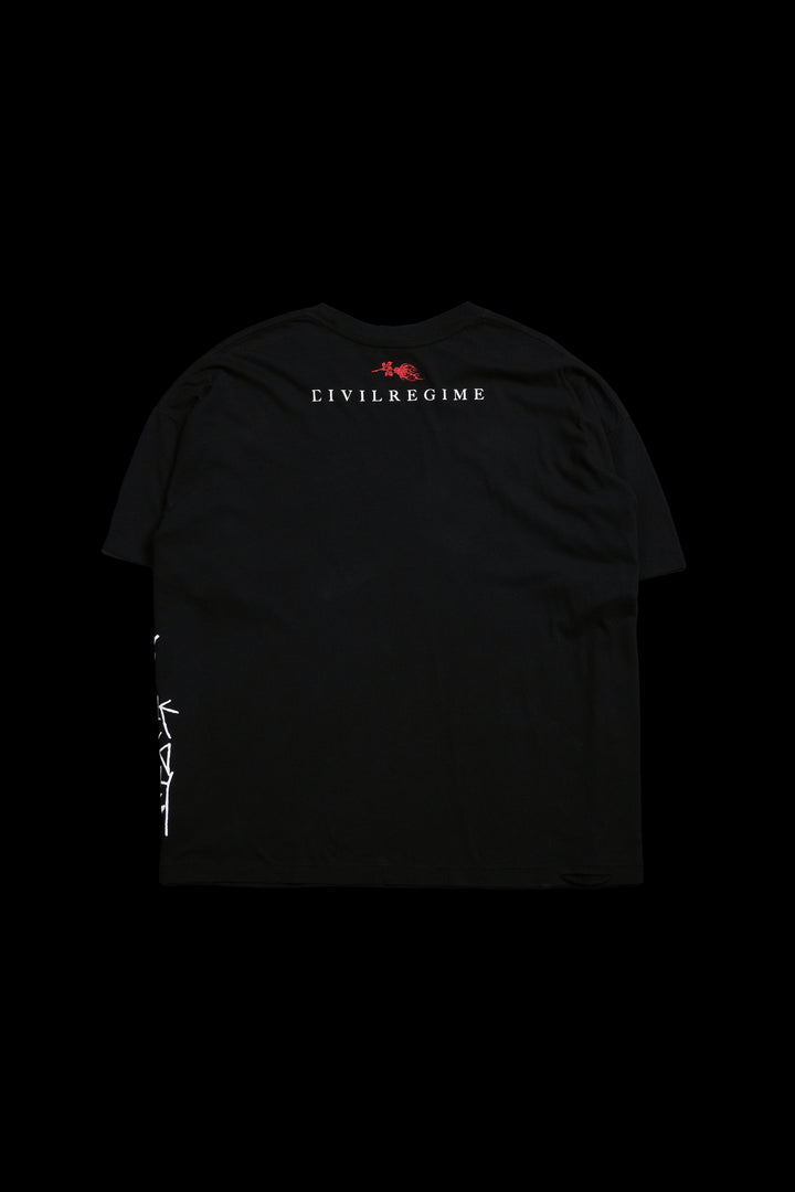 Hold faith Rosary Everyday Basic Tee in Black
