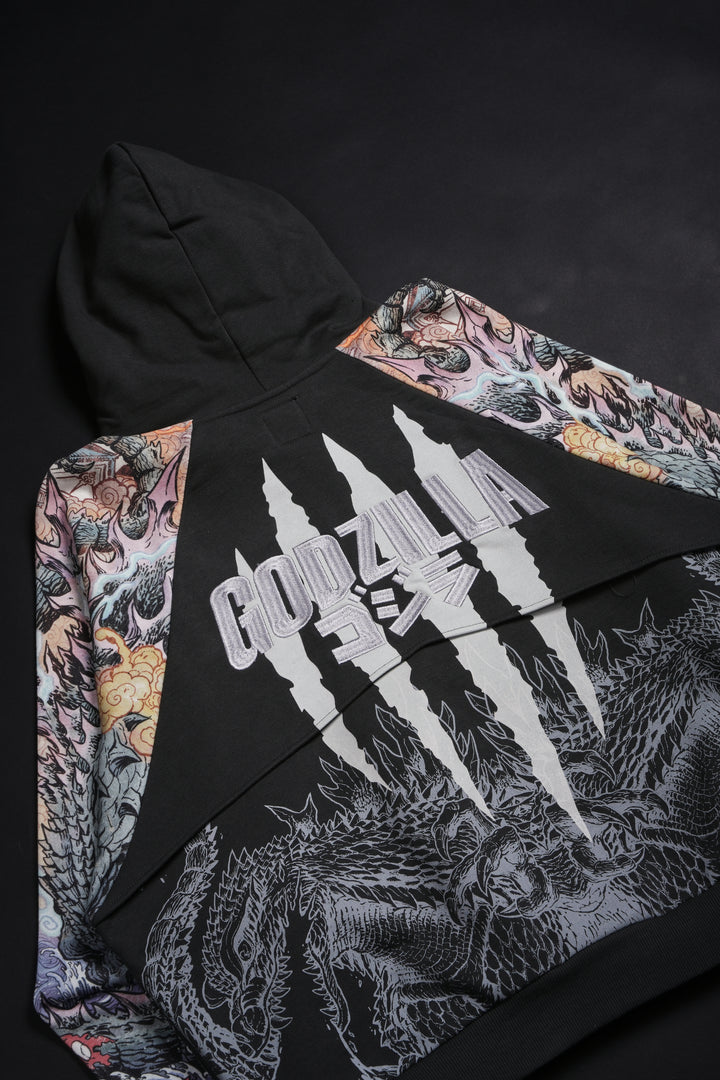In Time Destruction Reclaimed Hoodie in Vintage Ashes