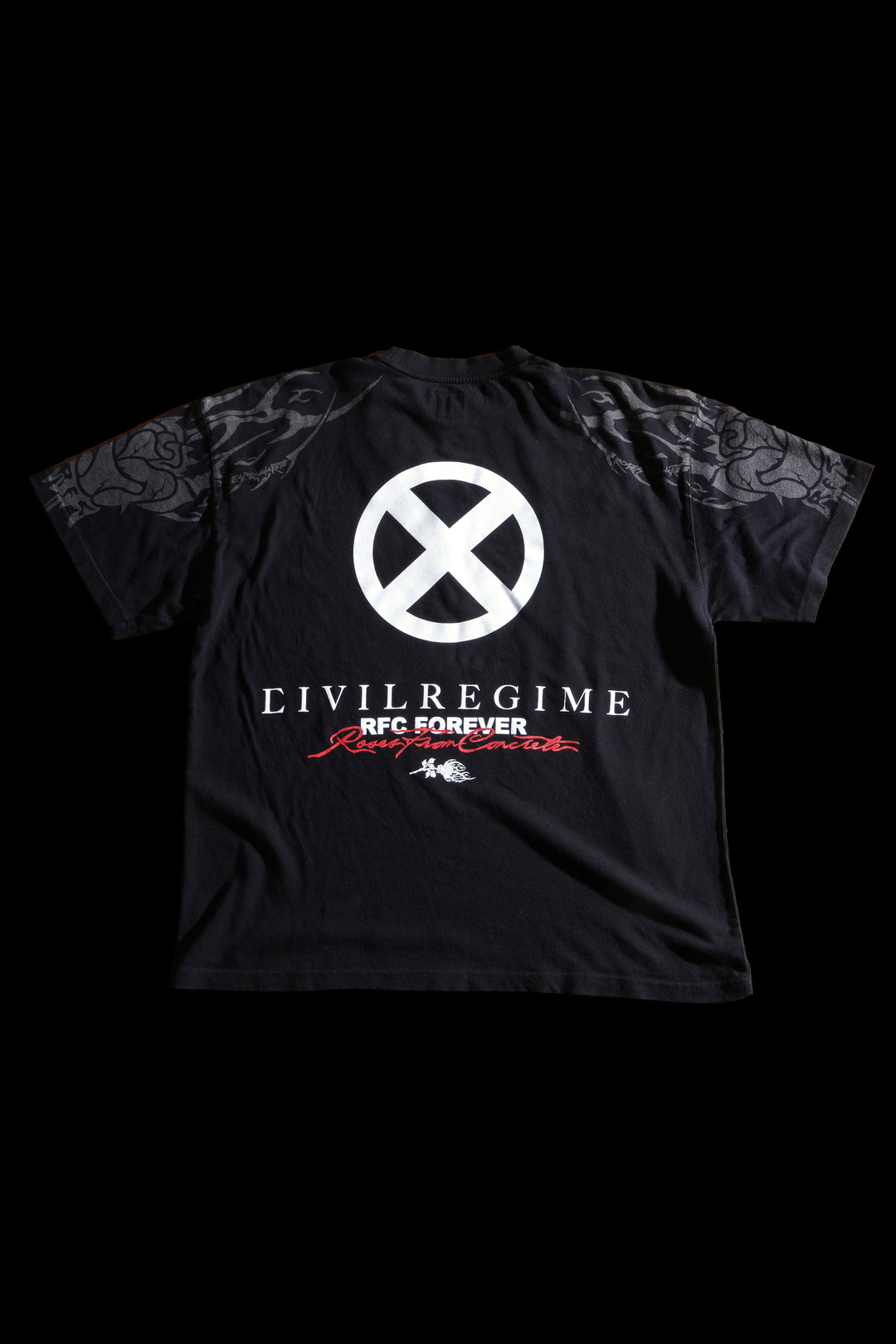Cyclops Infinite American Classic Oversized Tee in Black