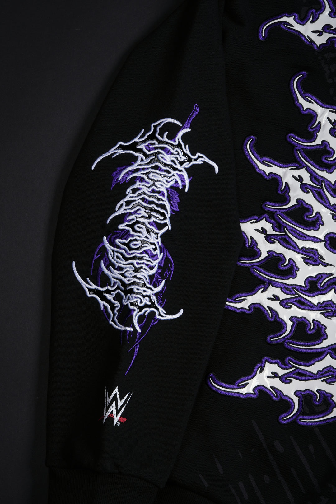 Dirty Dom Wanted Full Zip Up Hoodie in Black
