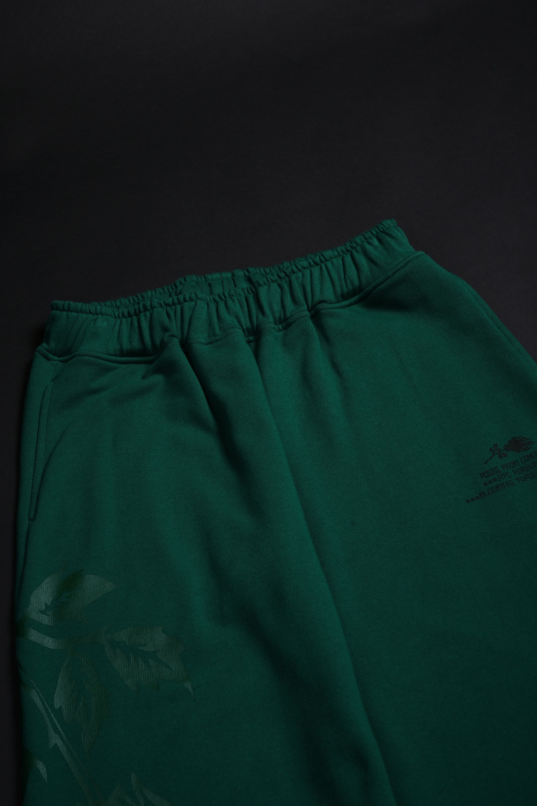 Bloom &amp; Conquer Ultra Wide Leg Pants in Deep Green
