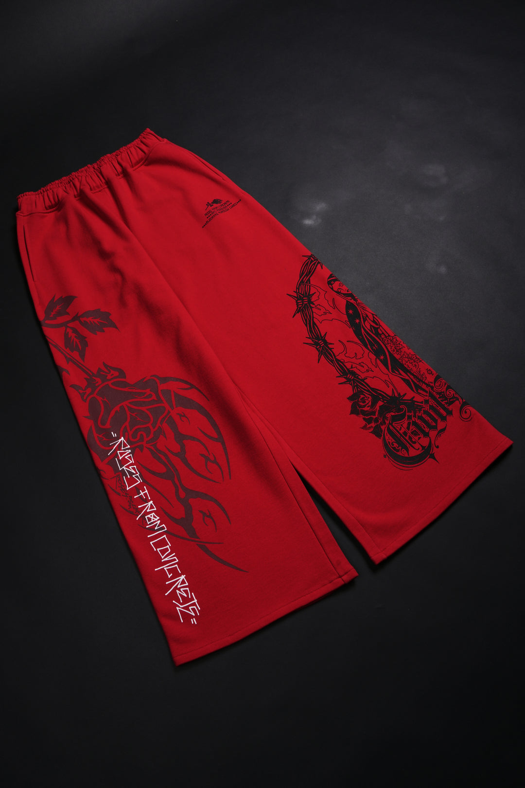 Bloom &amp; Conquer Ultra Wide Leg Pants in Equestrian Red