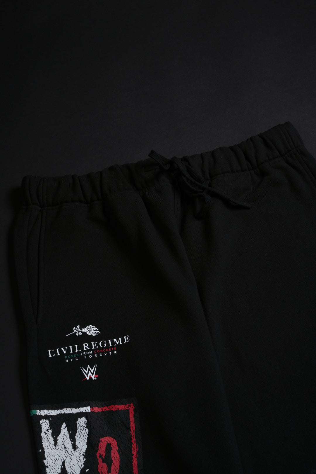 Black Rose RFC Eternal Wide Leg Pants in Black