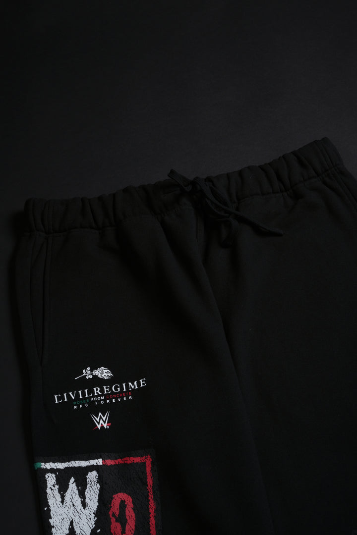 Black Rose RFC Eternal Wide Leg Pants in Black