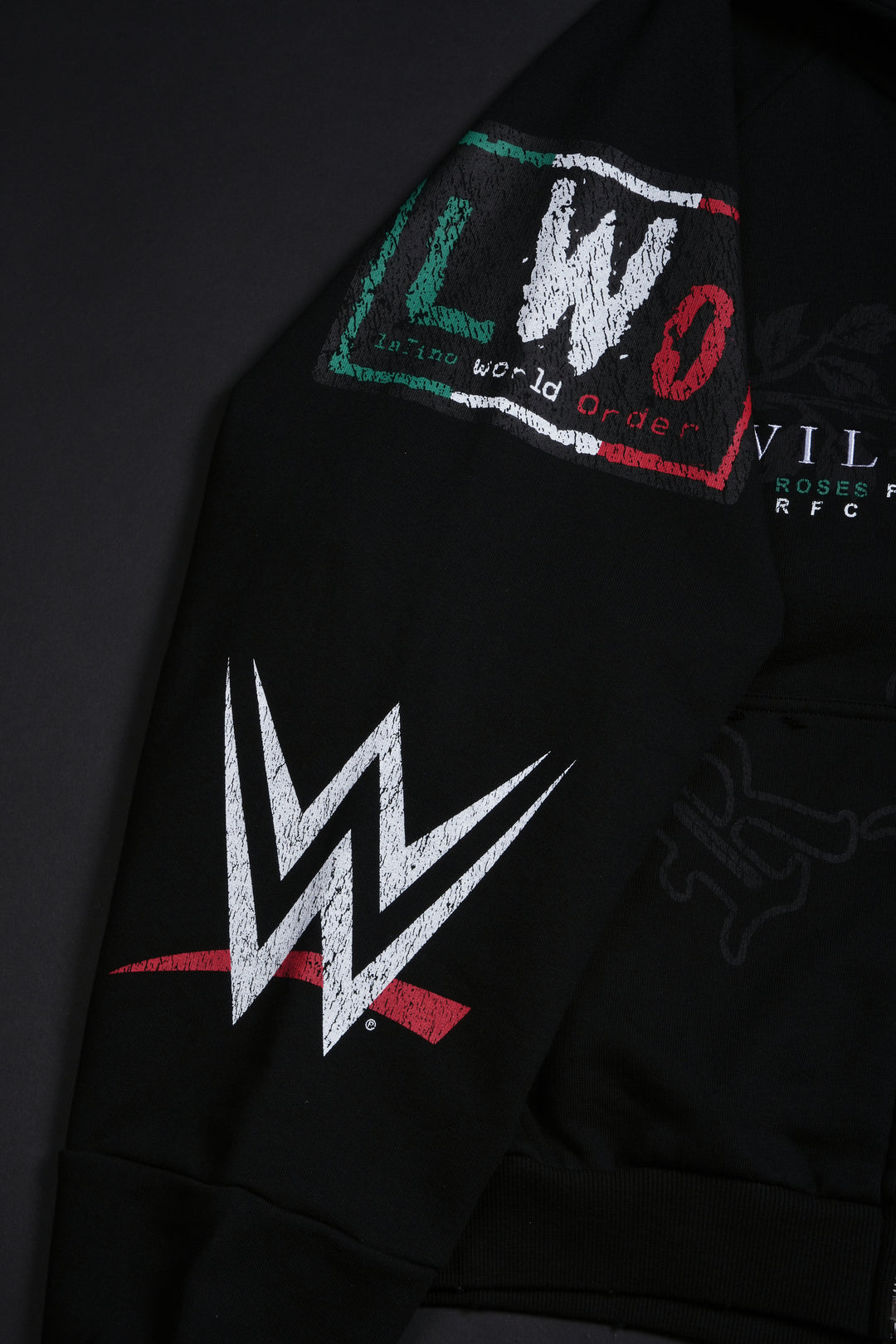 Black Rose RFC Destroy Hoodie in Black