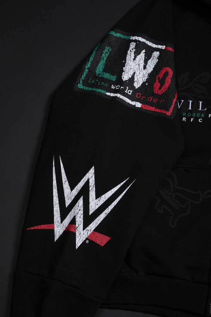Black Rose RFC Destroy Hoodie in Black