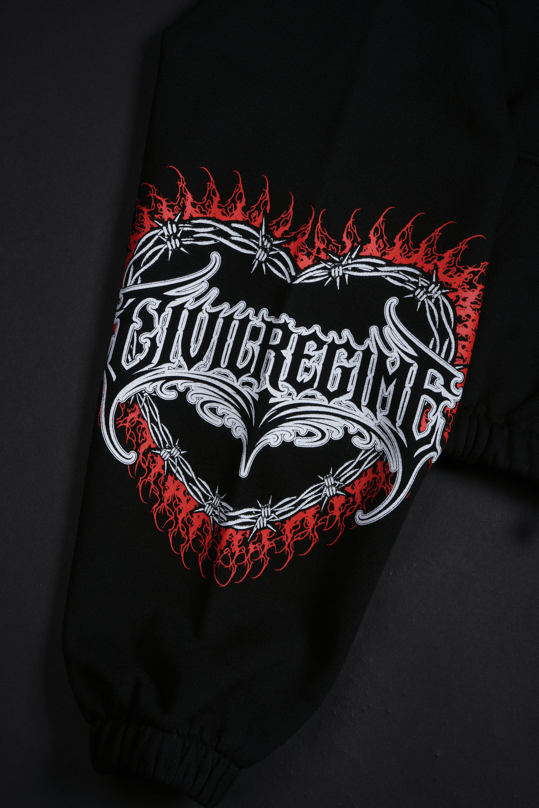 Rule Breaker Ultra Cropped Hoodie in Black