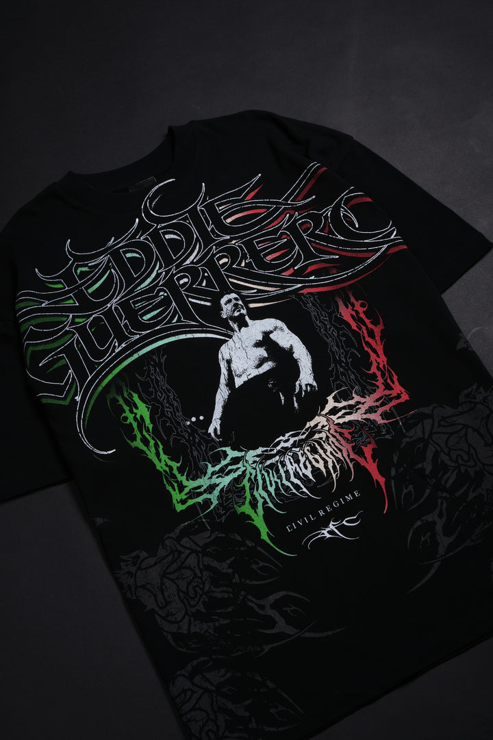 Lucha Rose American Classic Oversized Tee in Black