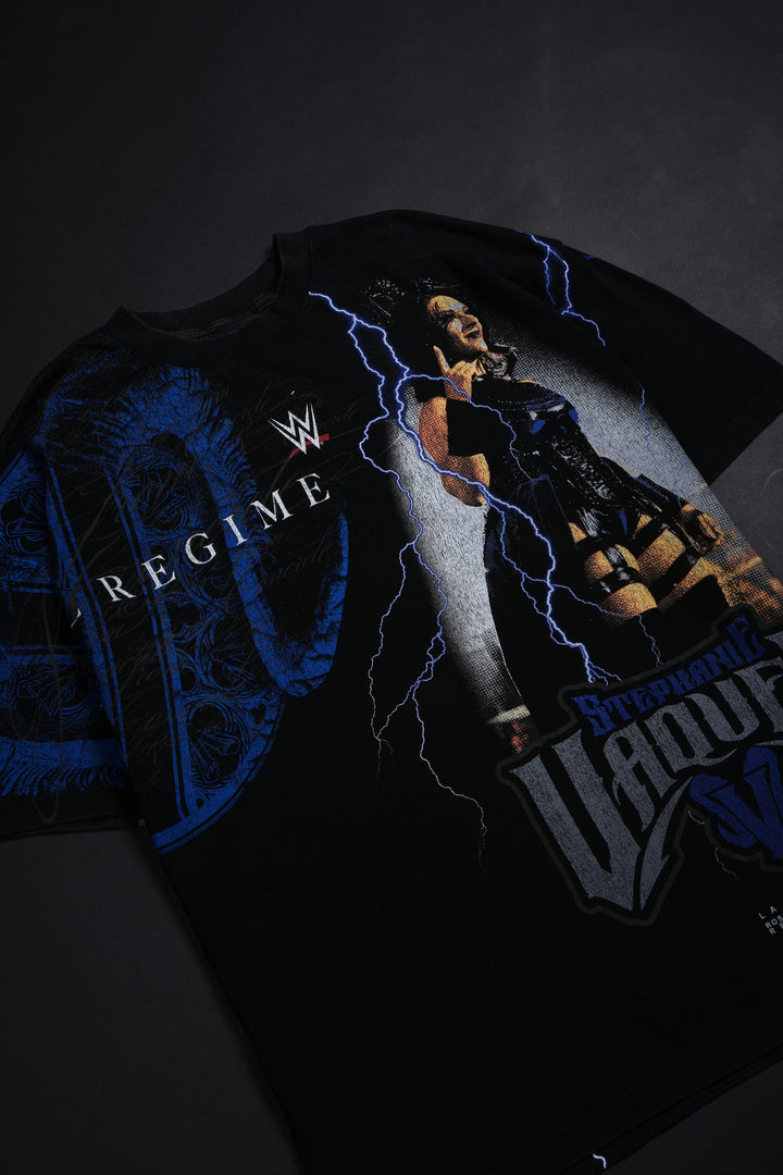 Vaquer Strikes American Classic Oversized Tee in Vintage Black