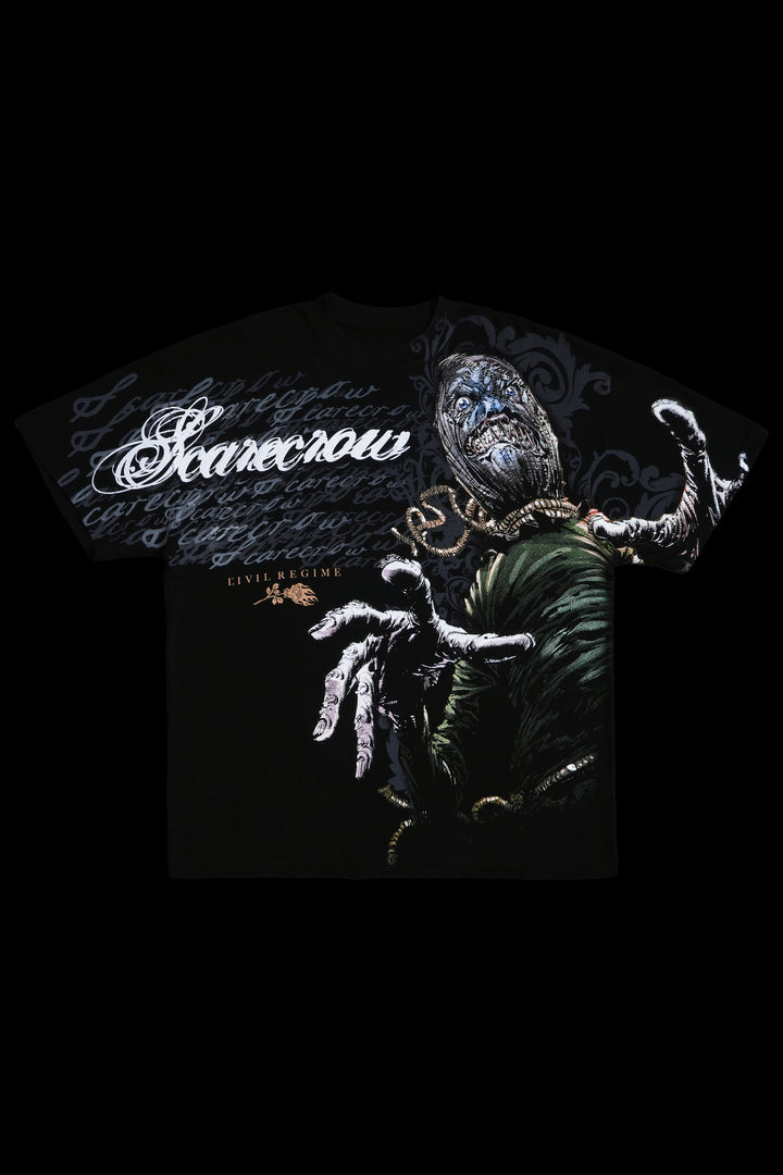 Toxins Of Fear American Classic Oversized Tee in Black