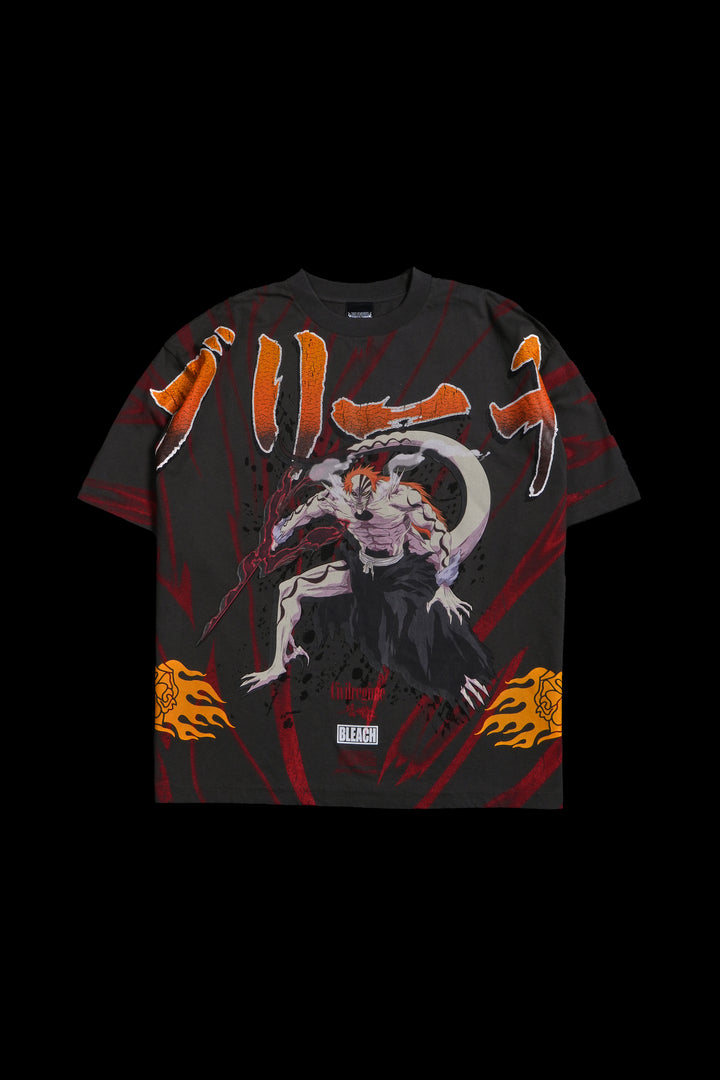 Hollow's Chaos 199X Oversized Tee in Vintage Ashes