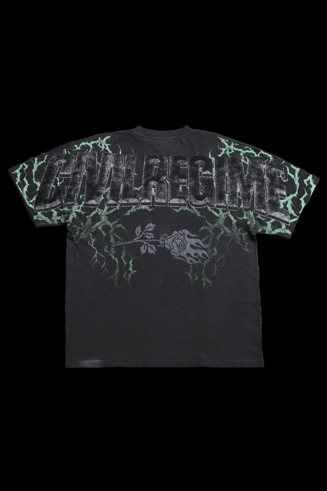 Concrete Rising American Classic Oversized Tee in Vintage Ashes