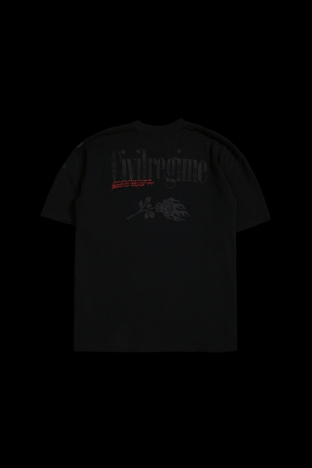 Venom American Classic Oversized Tee in Black