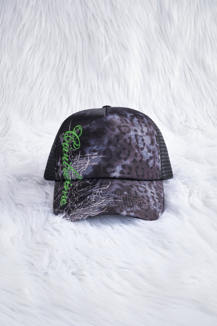 Unpredictable Trucker Hat in Black