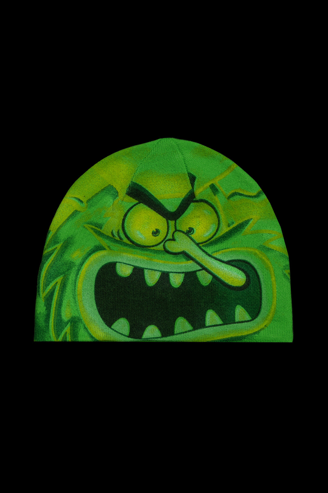 Green Chaos Civil Beanie 2.0 in Haunted Green
