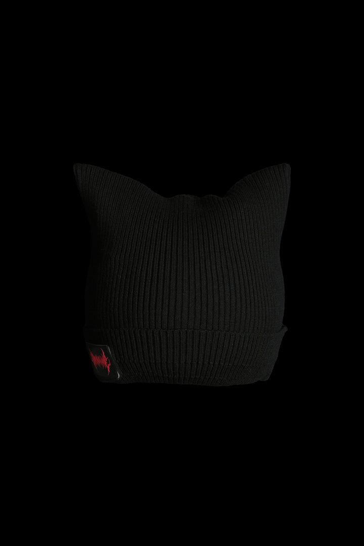 Hellbound Horns Beanie in Black