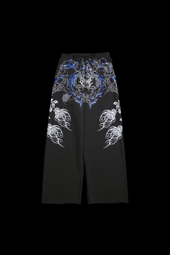 Corpse Flame Wraith Baggy Pants in Charcoal