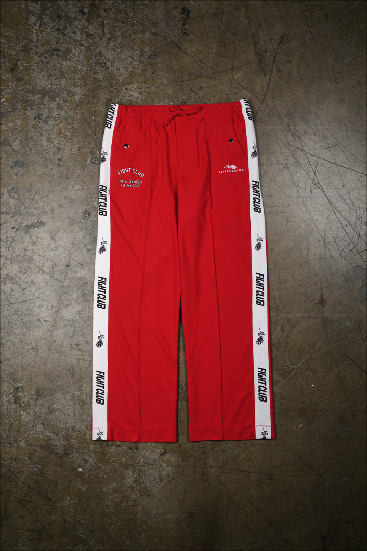 Survival Age Civil Track Pants in Equestrian Red