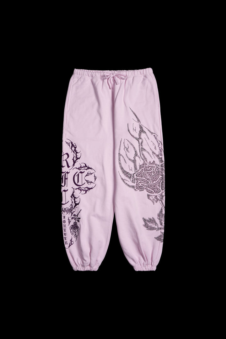 Stone Empire Lounger Sweat Pants in Baby Pink