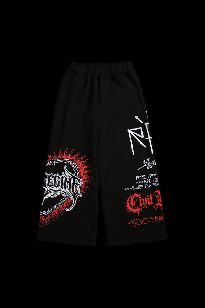 Rule Breaker Ultra Wide Leg Pants in Black