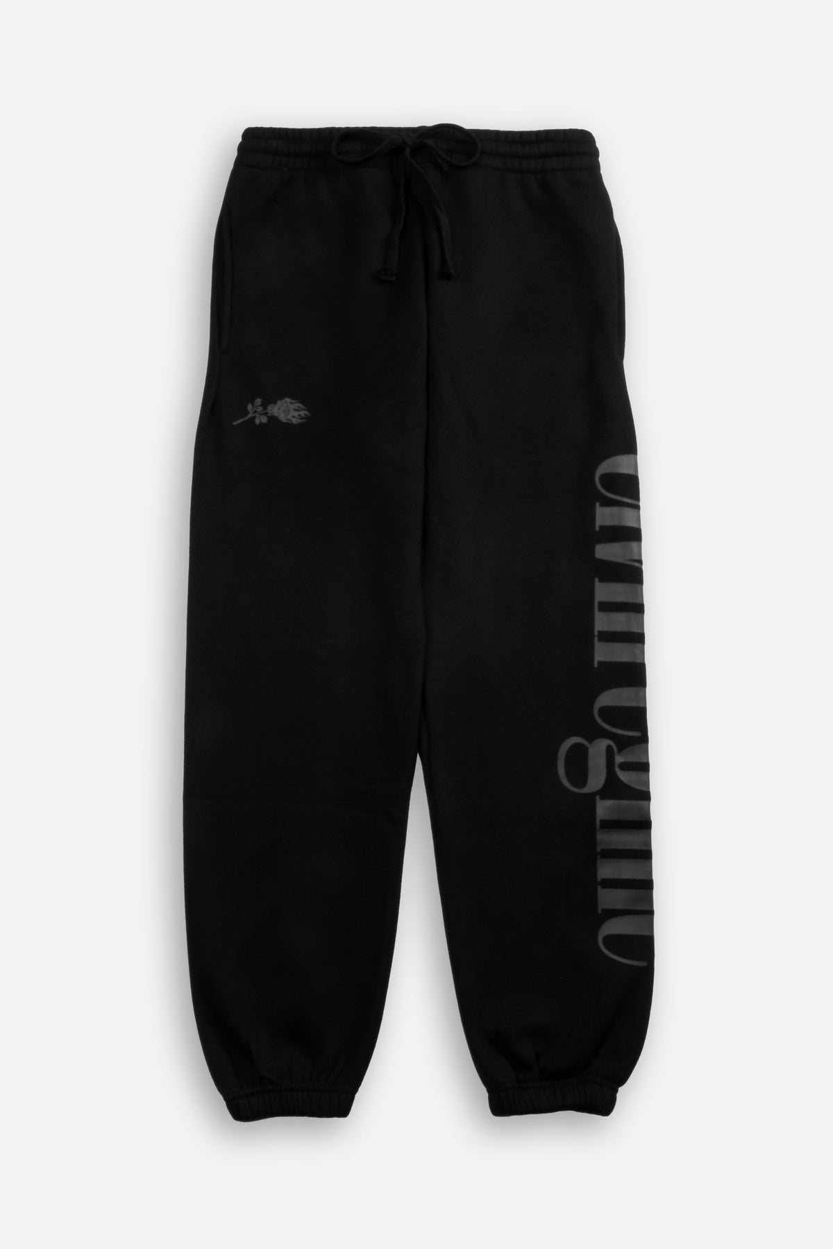 Concrete Cozy Joggers in Black Civil Regime