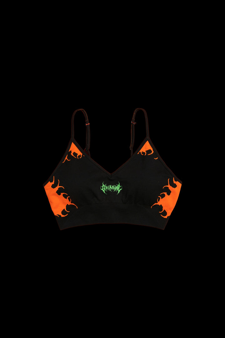 Rose Rage Kelly Seamless Bra in Black