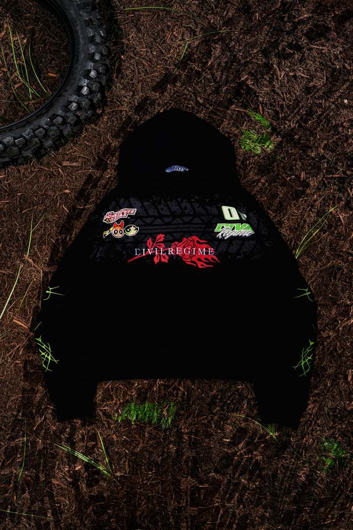 To The Rescue Odin Hoodie in Black