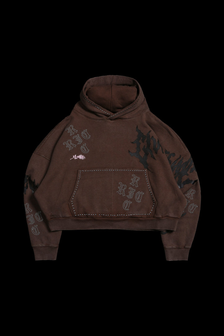 Eternal Chaos Odin Hoodie in Sun Faded Brown