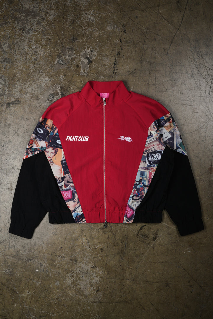 Repent Track Jacket in Red