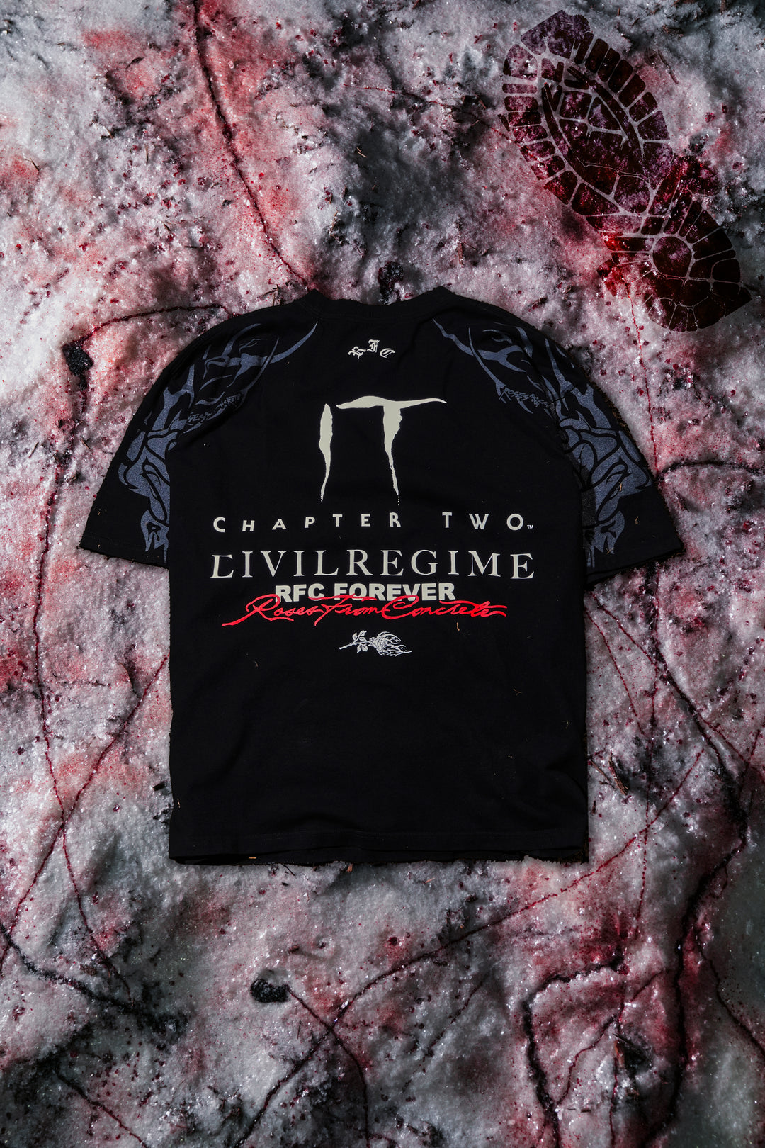 Eater Of Worlds American Classic Oversized Tee in Black