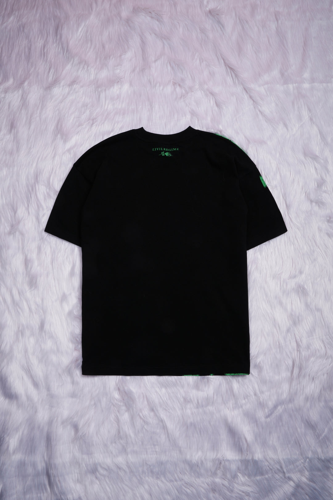 Corrupted American Classic Oversized Tee in Black