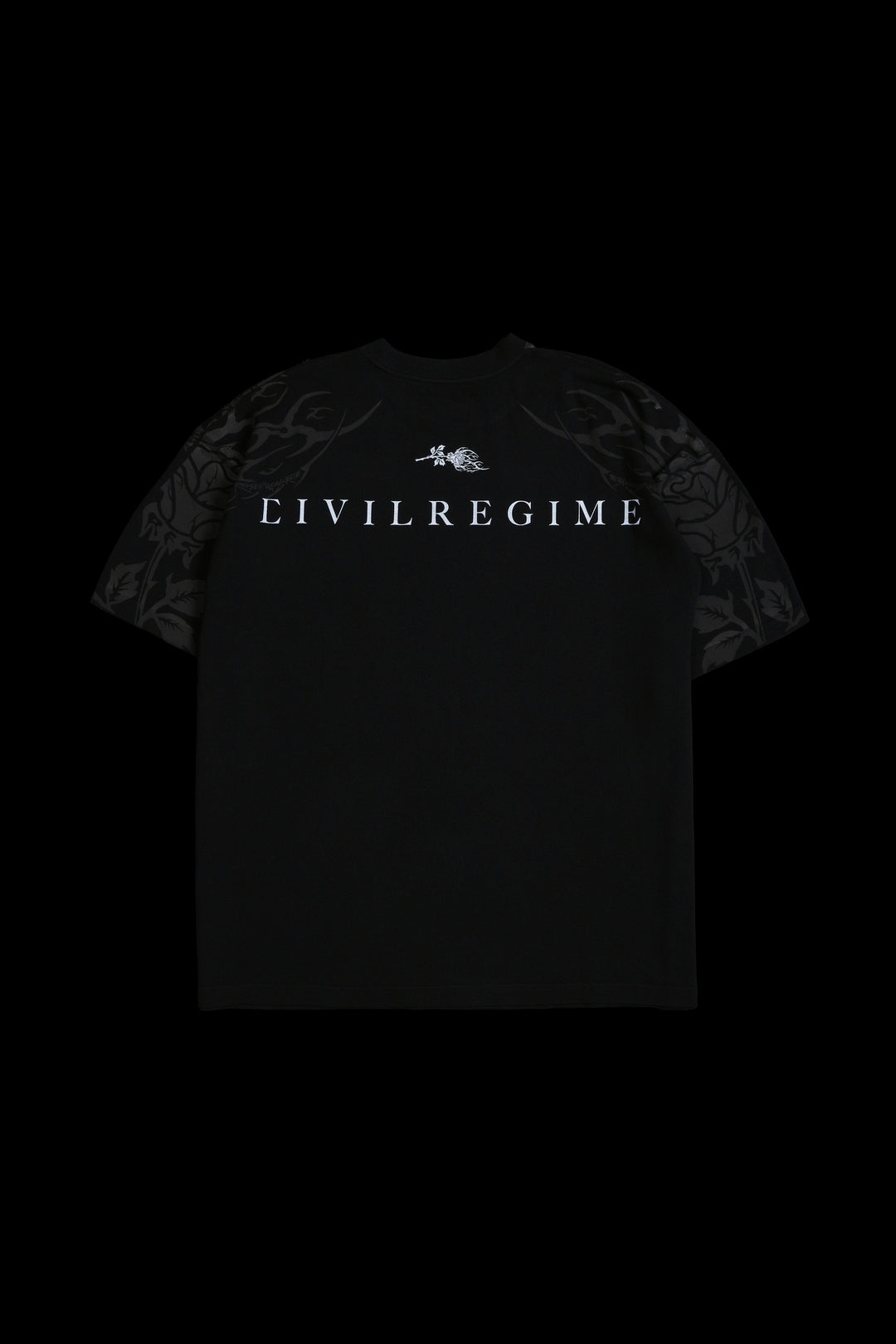Tragic Romance American Classic Oversized Tee in Black