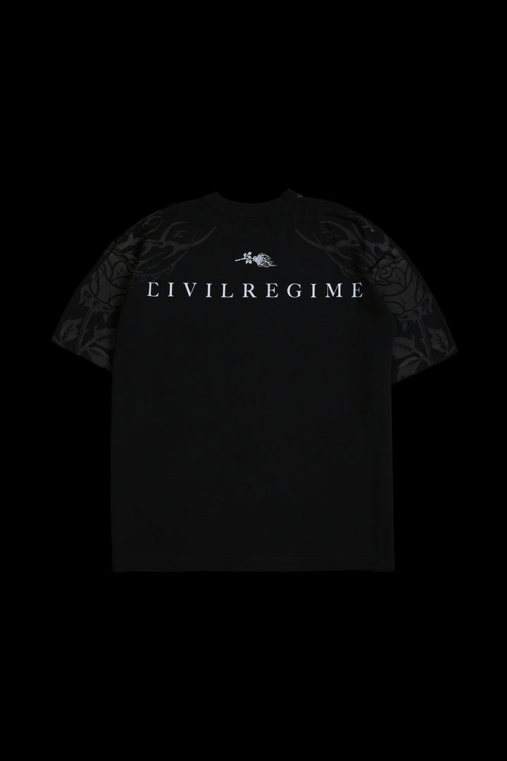 Tragic Romance American Classic Oversized Tee in Black