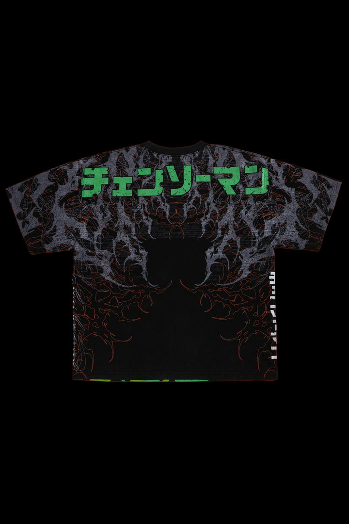 Chainsaw Man SBS 199X Tee "Box Set" in Vintage Black