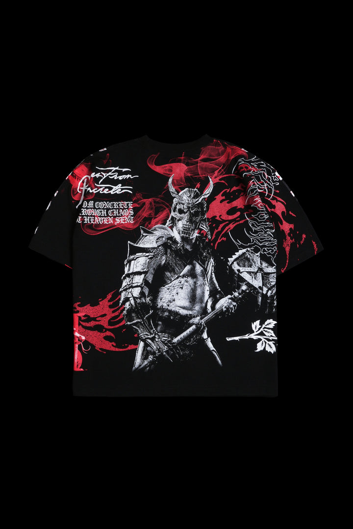 Shao's Chaos "Side By Side" 199X Oversized Tee in Black