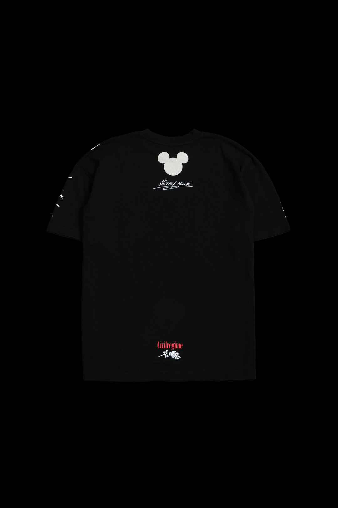 Civil Mickey American Classic Oversized Tee in Black