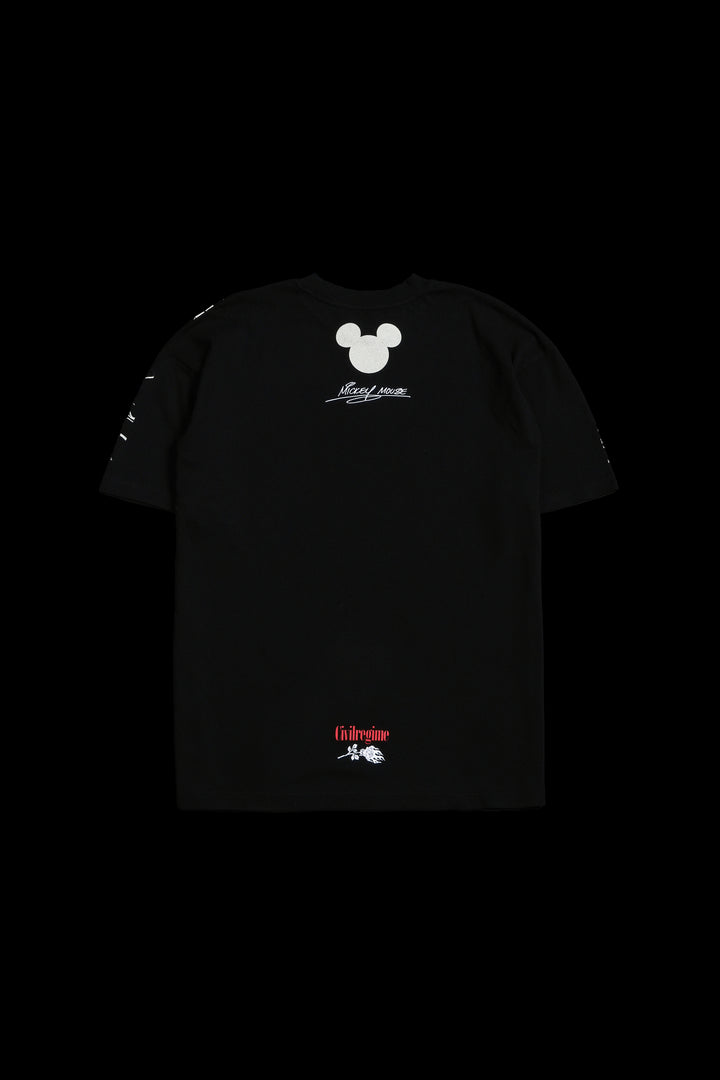 Civil Mickey American Classic Oversized Tee in Black