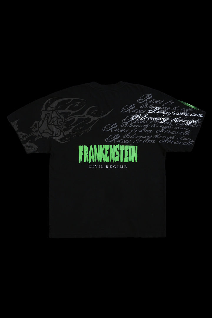 Frankenstein American Classic Oversized Tee in Black