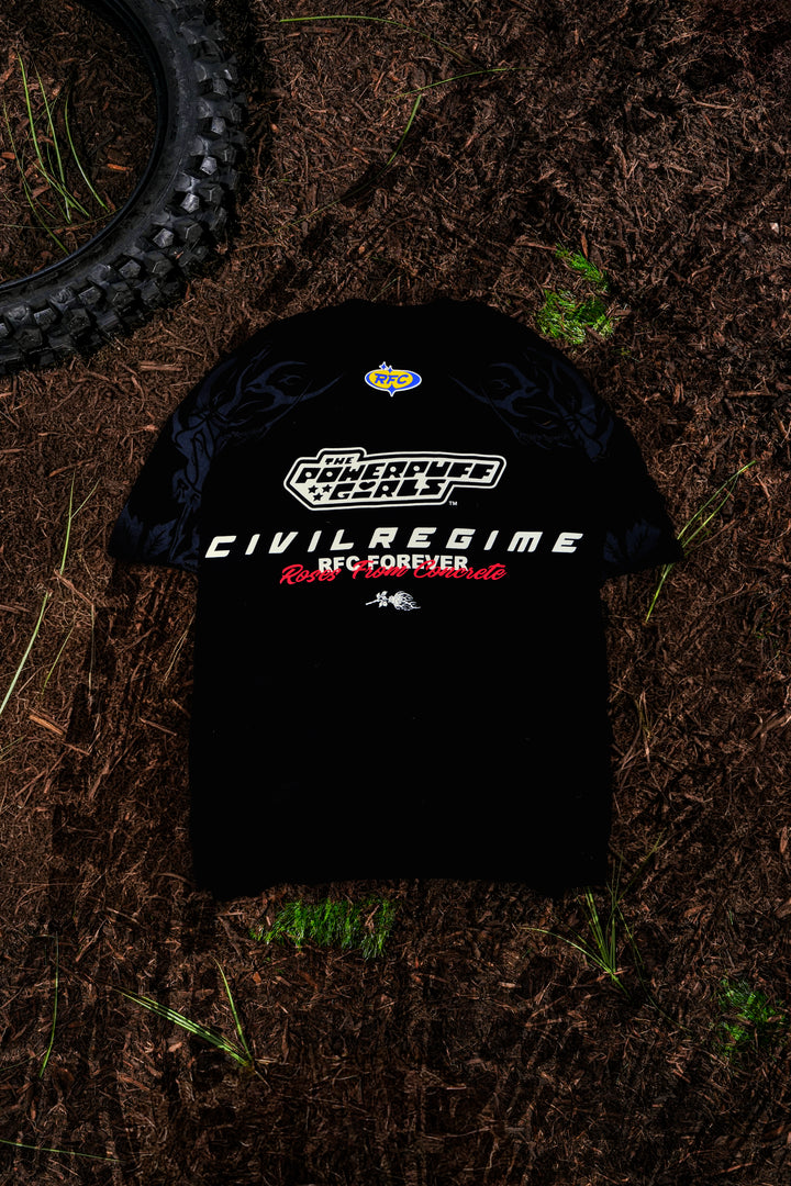 The Commander American Classic Oversized Tee in Black