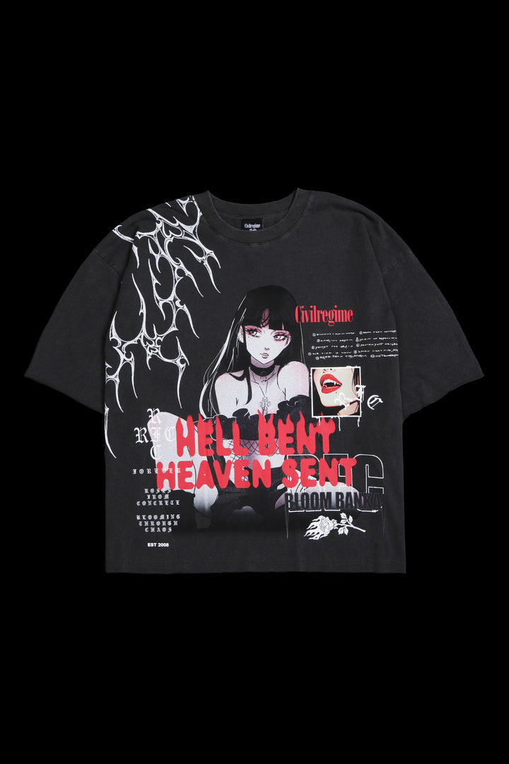 Bloom Bankai Temptress Dungeon Tee in Vintage Ashes